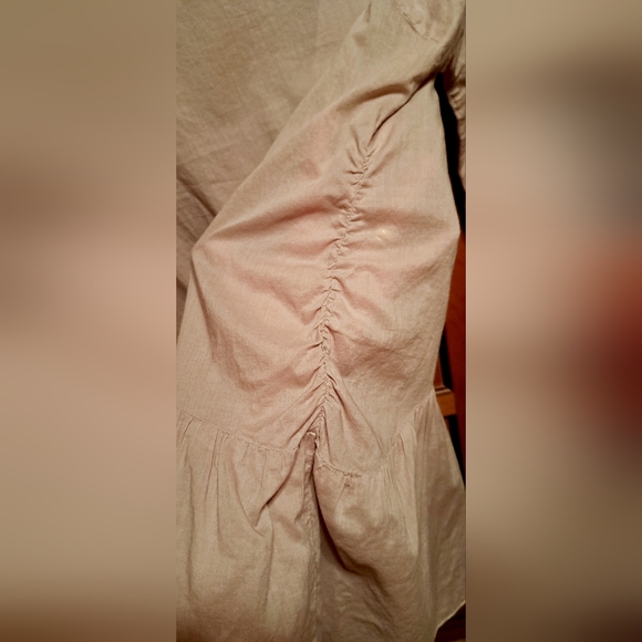 Johnny Was "4 Love and Liberty" Embroidered Tunic Sheer, Side Gathers Cottage S - Picture 7 of 8